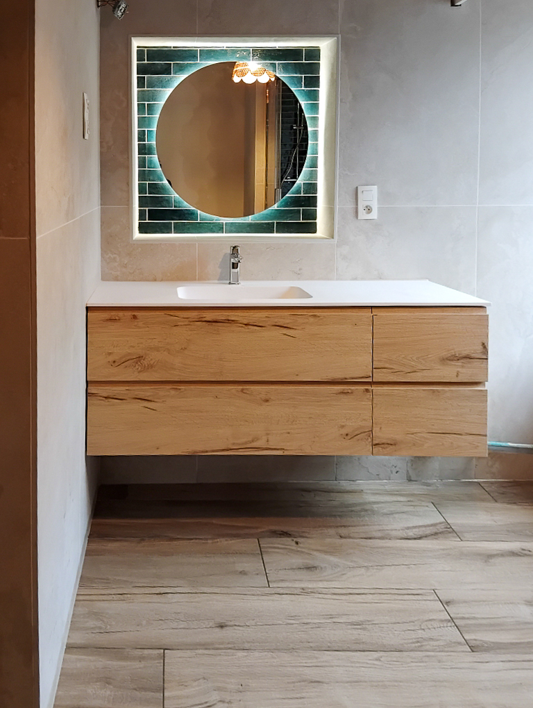 Salle de bain rénovée – JP Rénovation