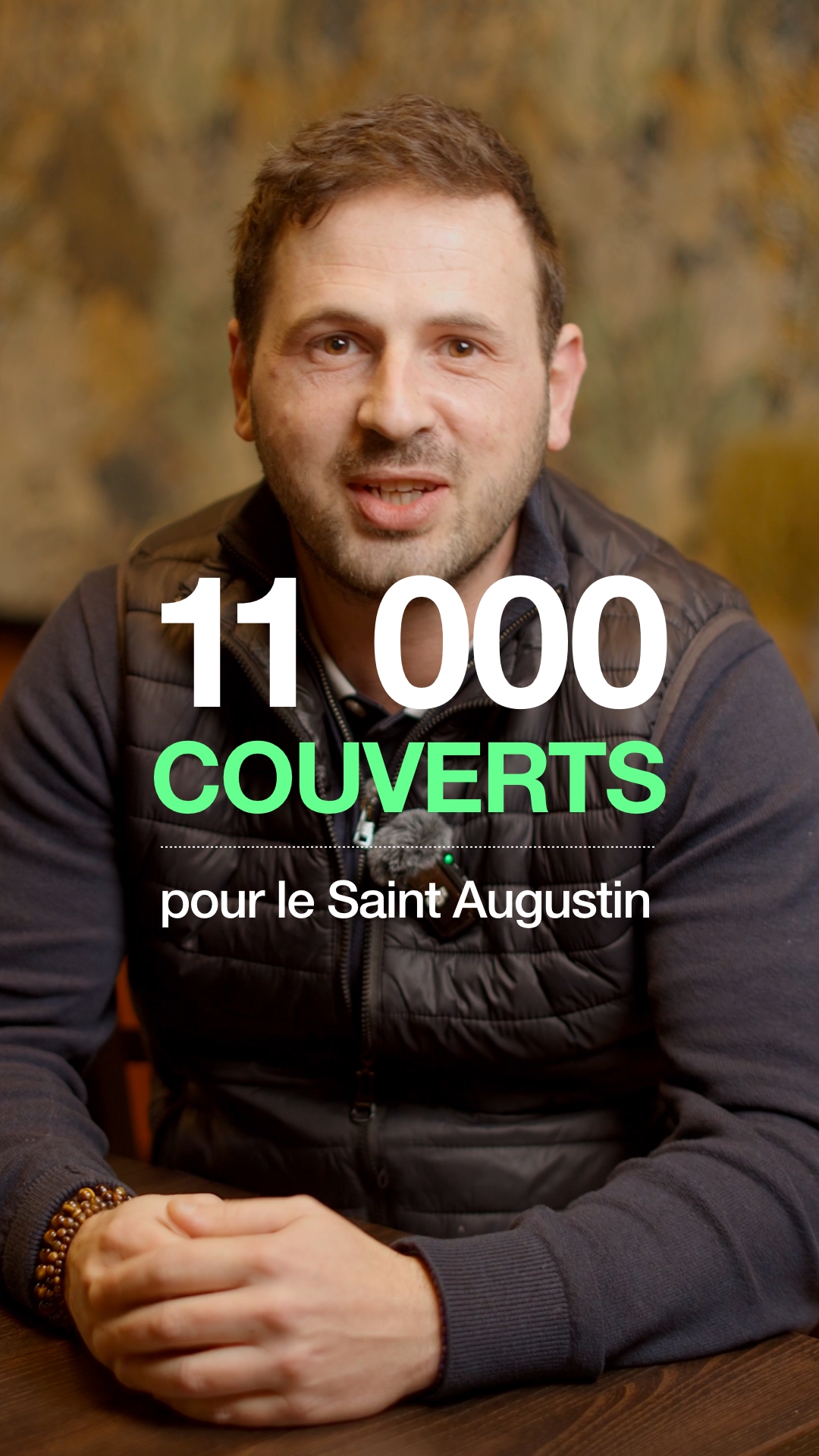 Gerry, gérant et maître d'hôtel du Saint Augustin à Meylan