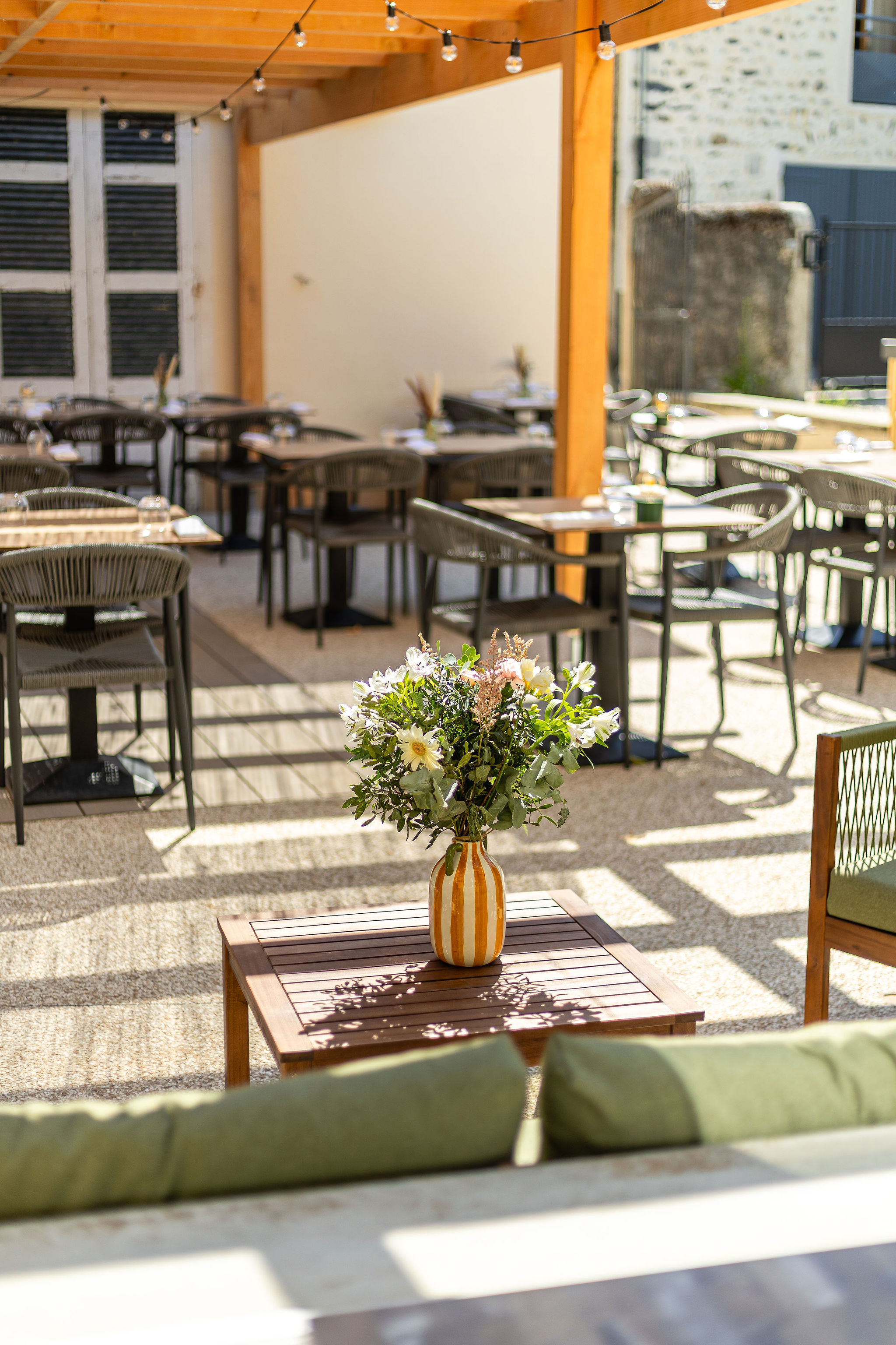 La terrasse du restaurant